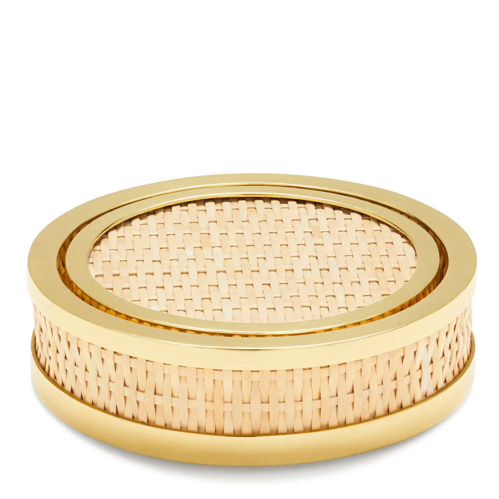 Colette Cane Coaster Set of 4 - Aerin - Ileana Makri store