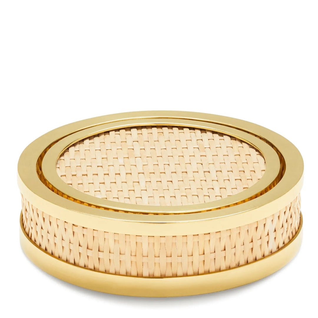 Colette Cane Coaster Set of 4 - Aerin - Ileana Makri store