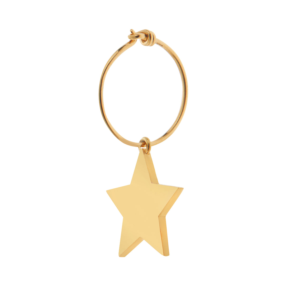 Star Burst Hoops White, Eye M Earrings, Ileana Makri