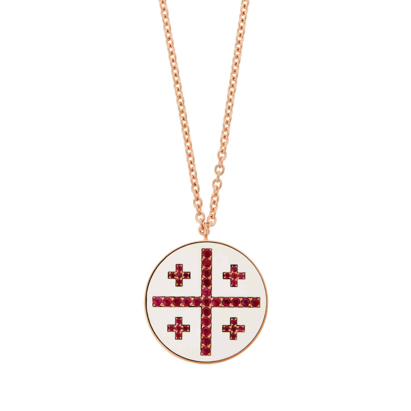 Jerusalem Cross Necklace - 1821 Liberty - Ileana Makri store