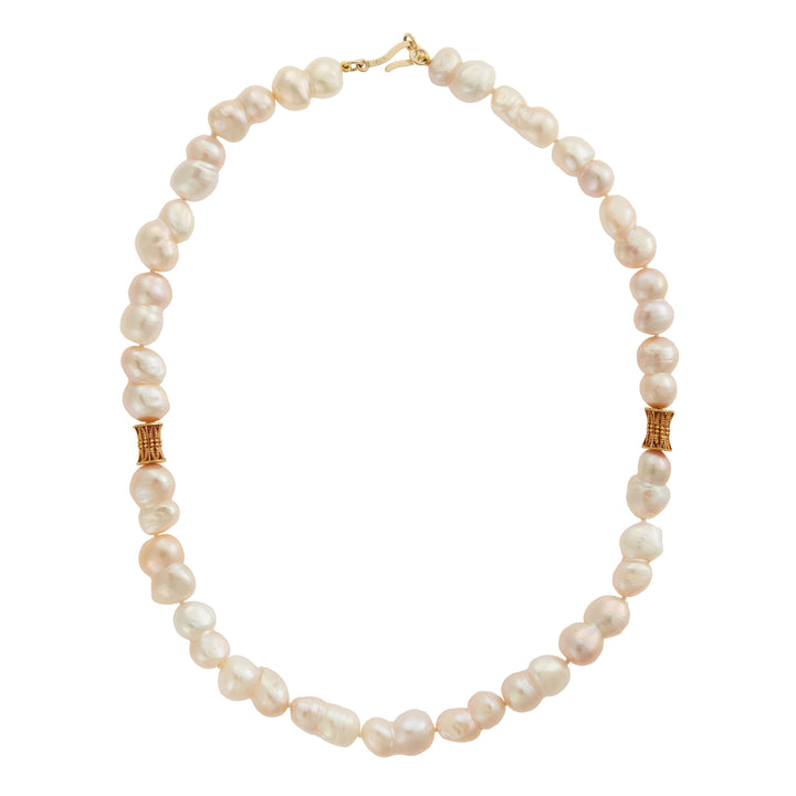 Golden Pearl Voyage Necklace 112 (45cm)