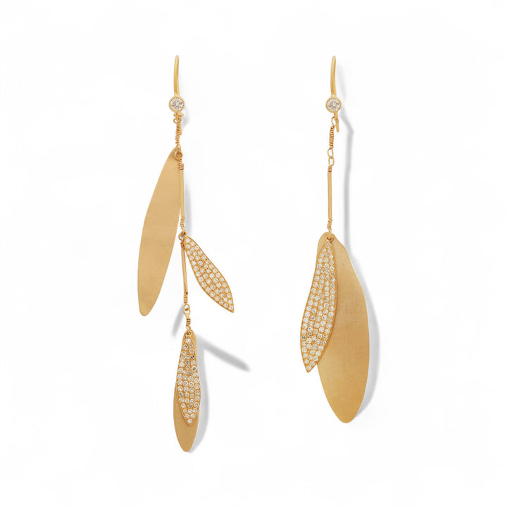 Mismatch Leaves Earrings