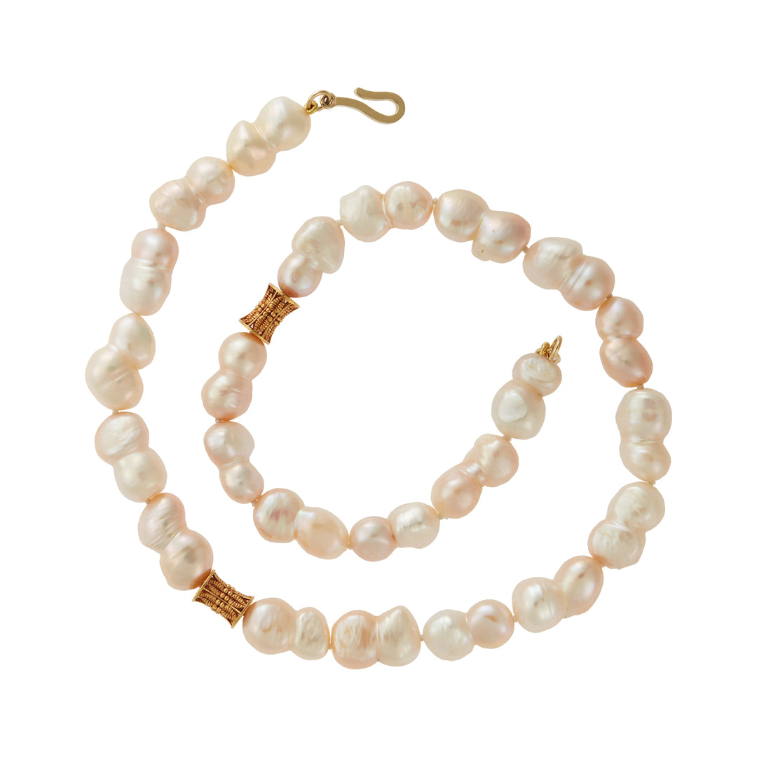 Golden Pearl Voyage Necklace 112 (45cm)