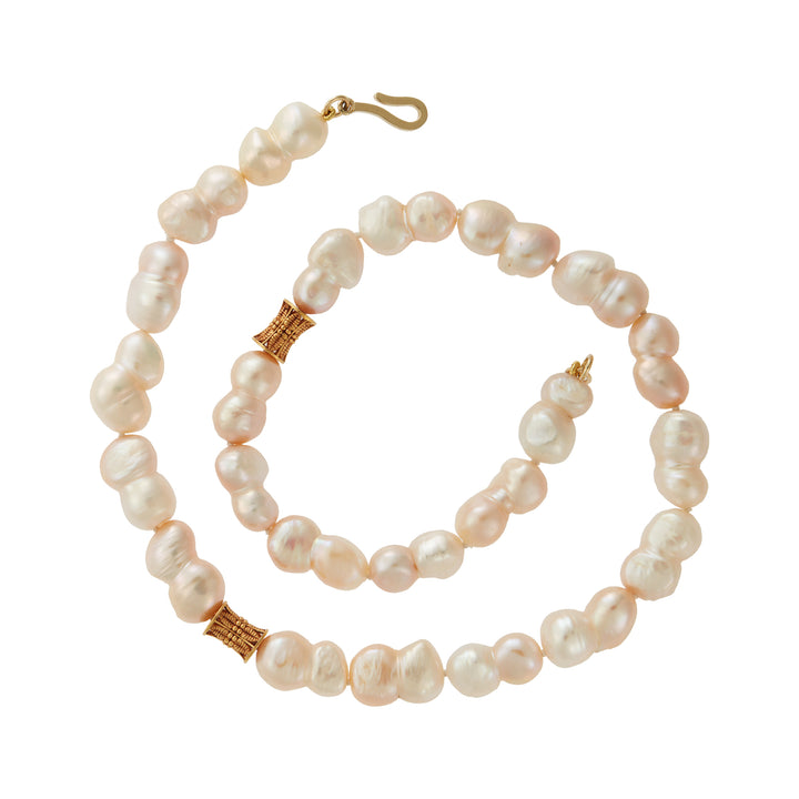 Golden Pearl Voyage Necklace 112 (45cm)