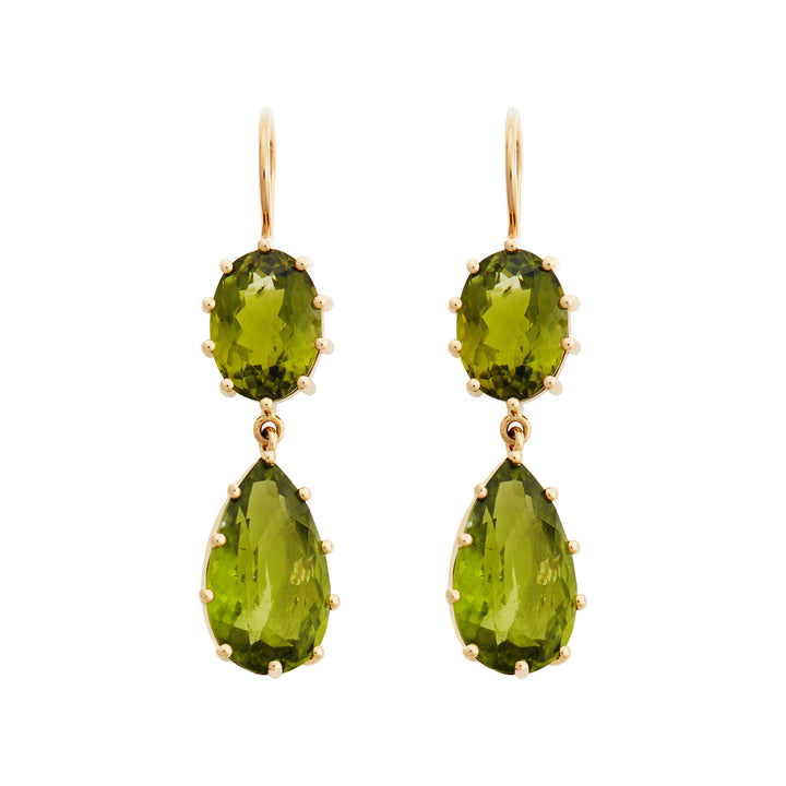 Double Crown Drops Peridot Gaia