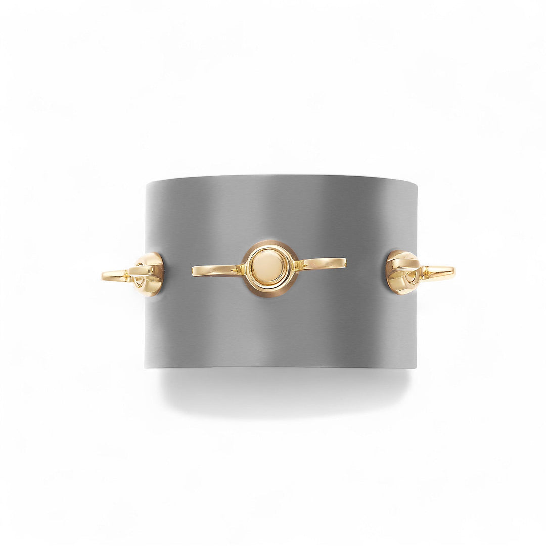 18k Gold Butterfly Screw Cuff - Divine Mechanics - Ileana Makri