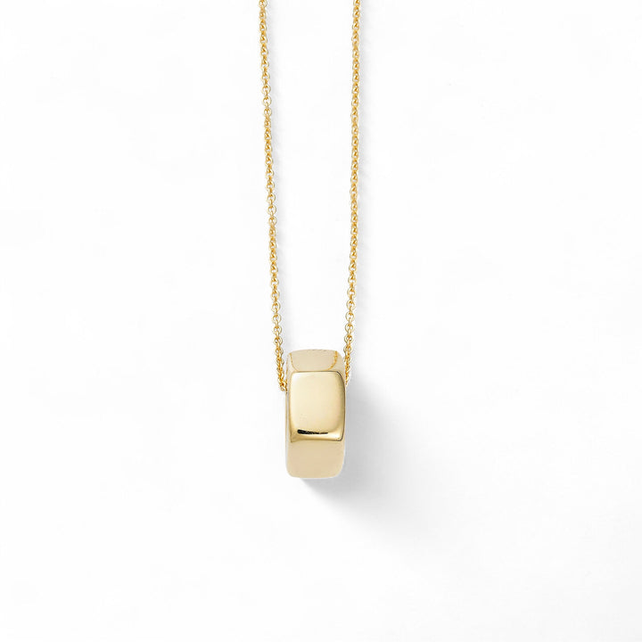 18k Gold Nut Pendant - Divine Mechanics - Ileana Makri
