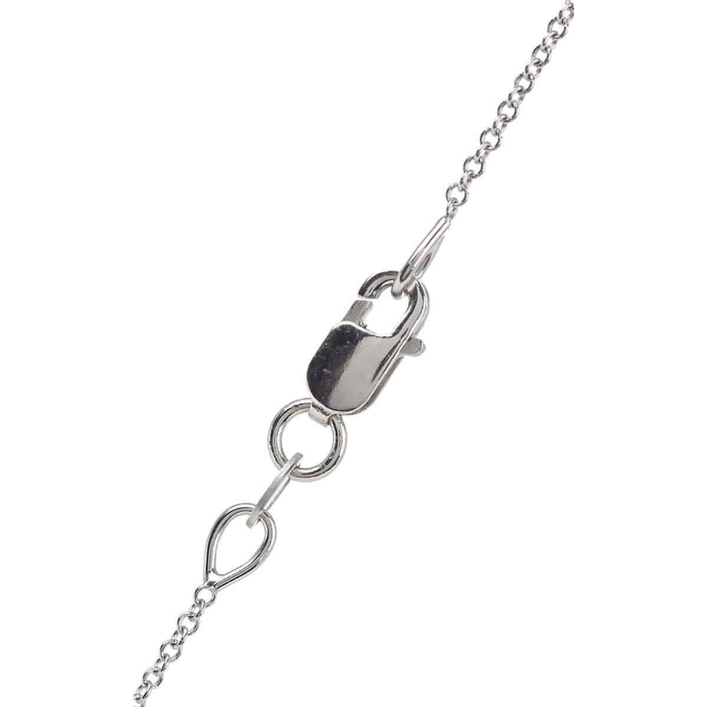 18k white gold fine cable chain - Chains - Ileana Makri