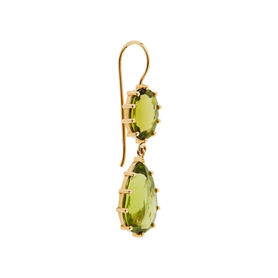 Double Crown Drops Peridot Gaia