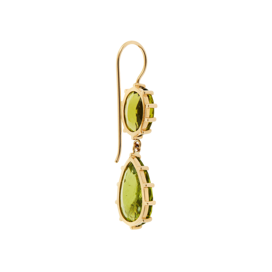 Double Crown Drops Peridot Gaia