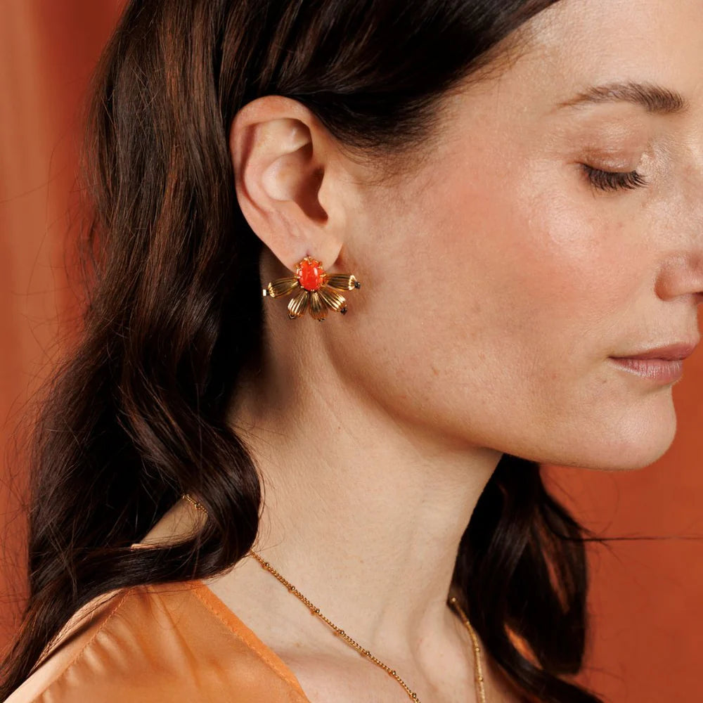 Viola Gold Earrings
