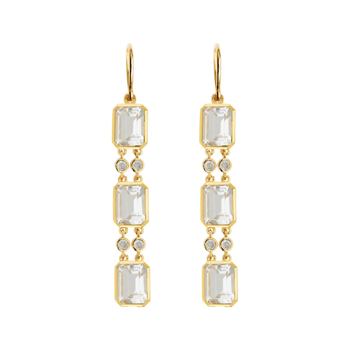 Sofia White Topaz Drops
