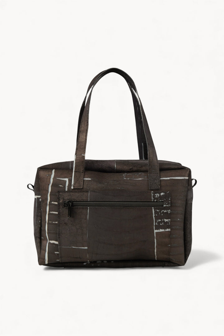 Travel Bag Raw Leather Black XS