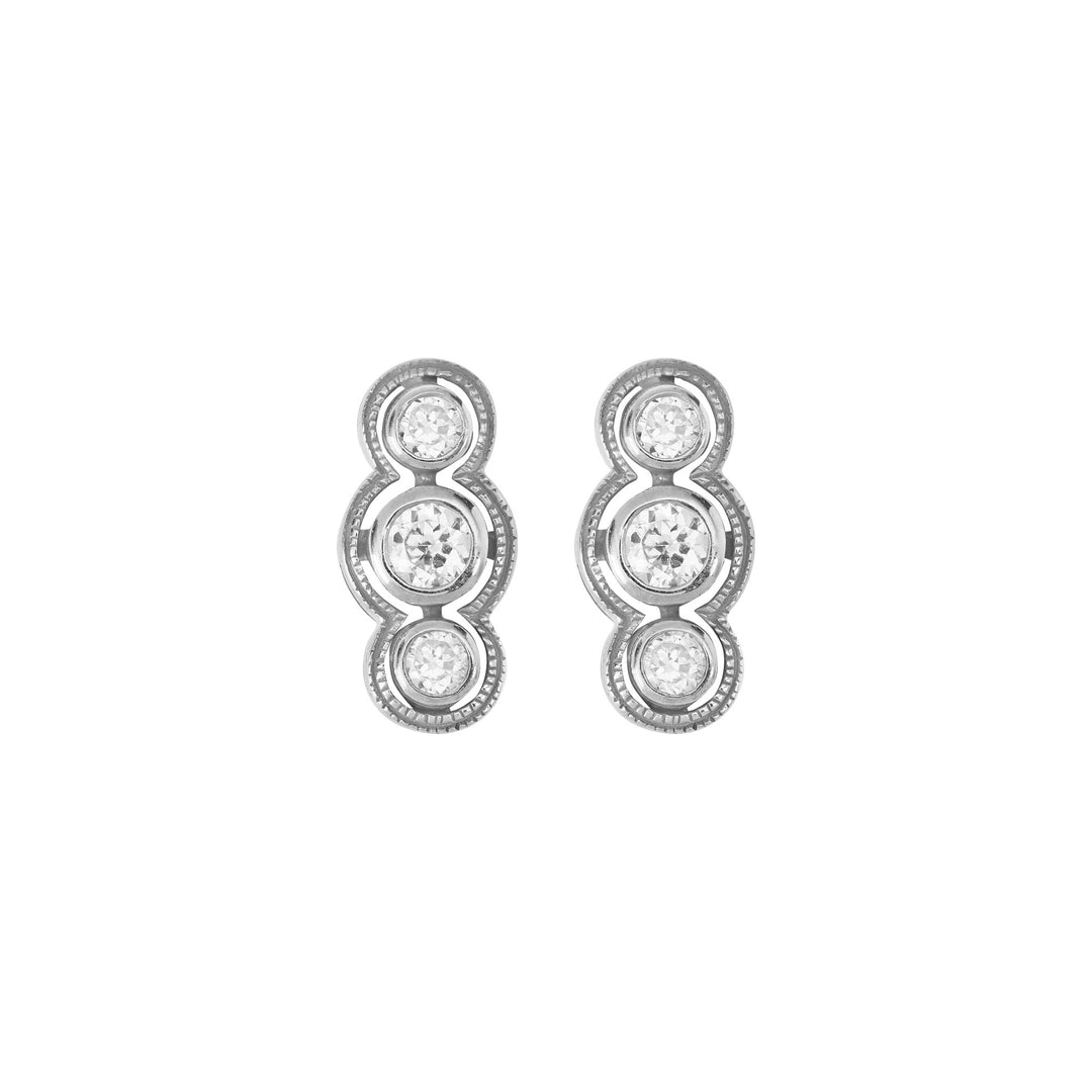 Triple Orbit Studs SLV - Ileana Makri