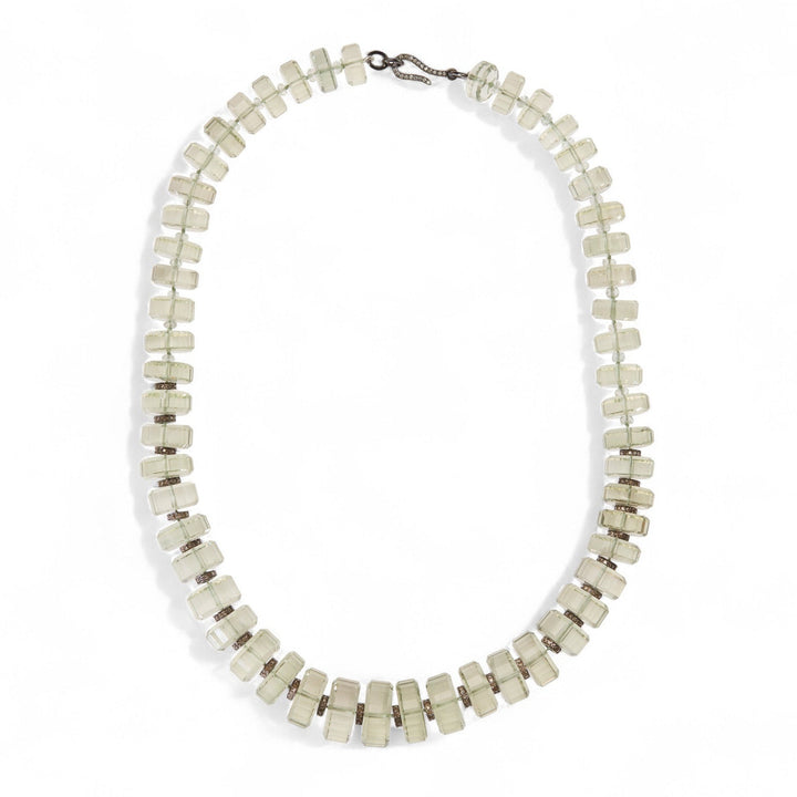Aura Green Amethyst Necklace