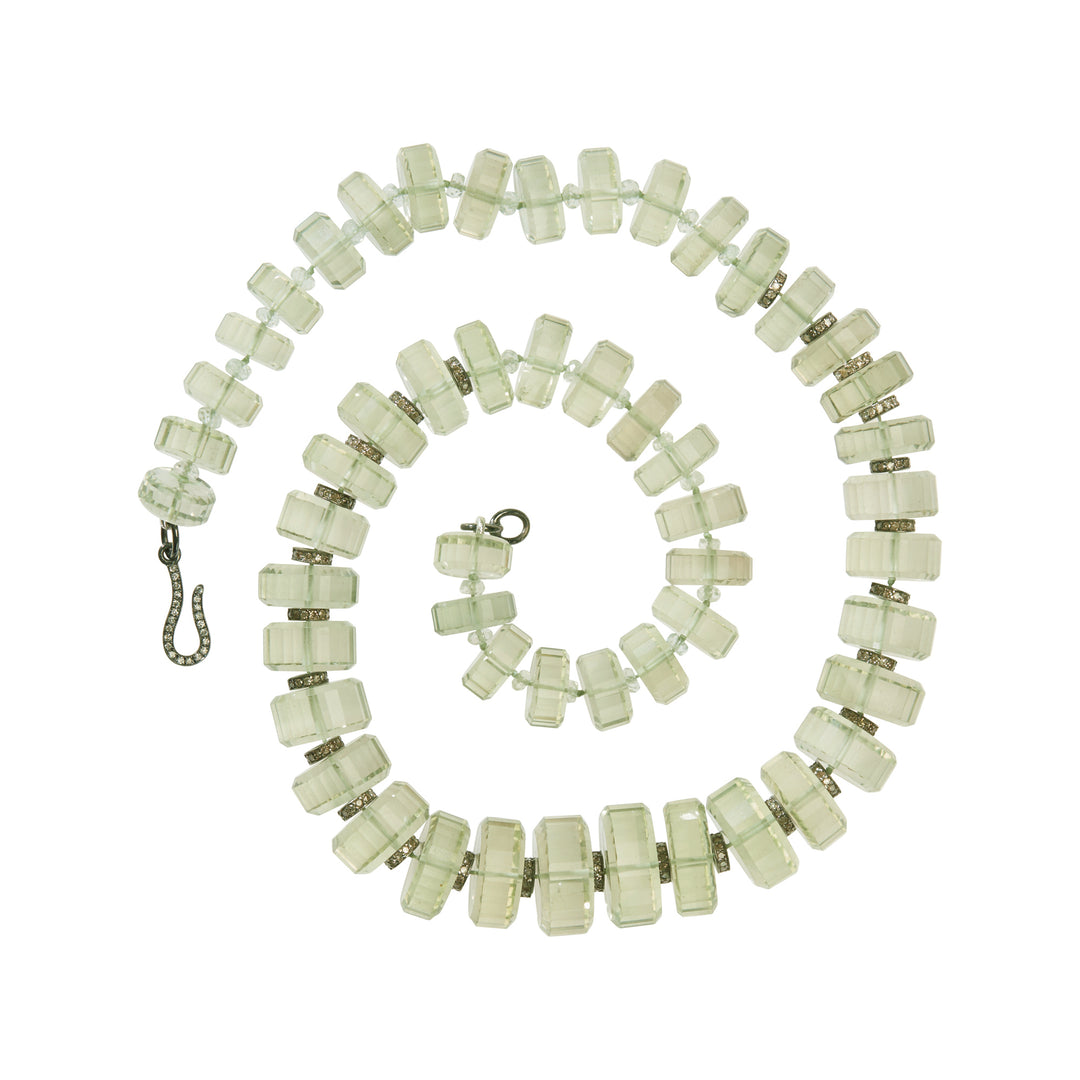 Aura Green Amethyst Necklace - Ileana Makri