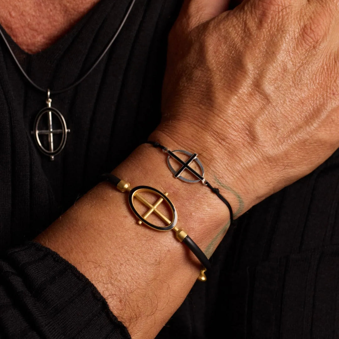 Coda Cross Bracelet SLV-EN