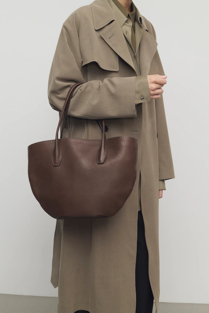Alger Tote Bag in Deep Brown