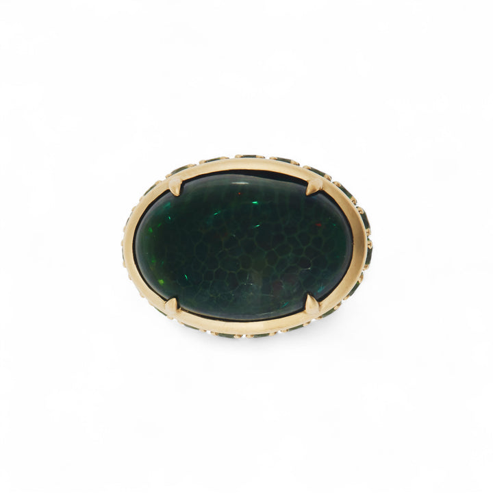 Shimmer Opal Eternity Ring