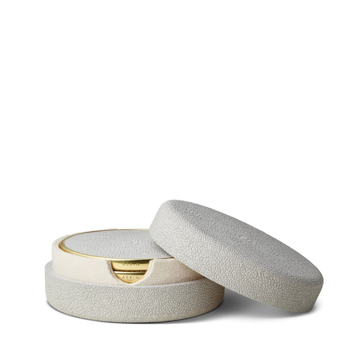 Shagreen Coaster Set of 4 - Aerin - Ileana Makri store