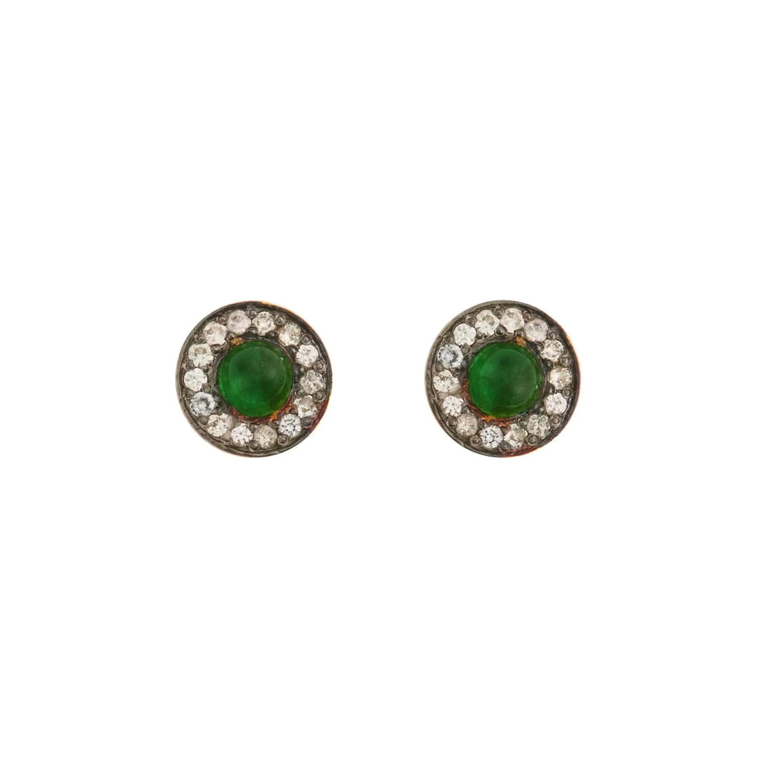 Emerald Sun Studs - Eye M by Ileana Makri