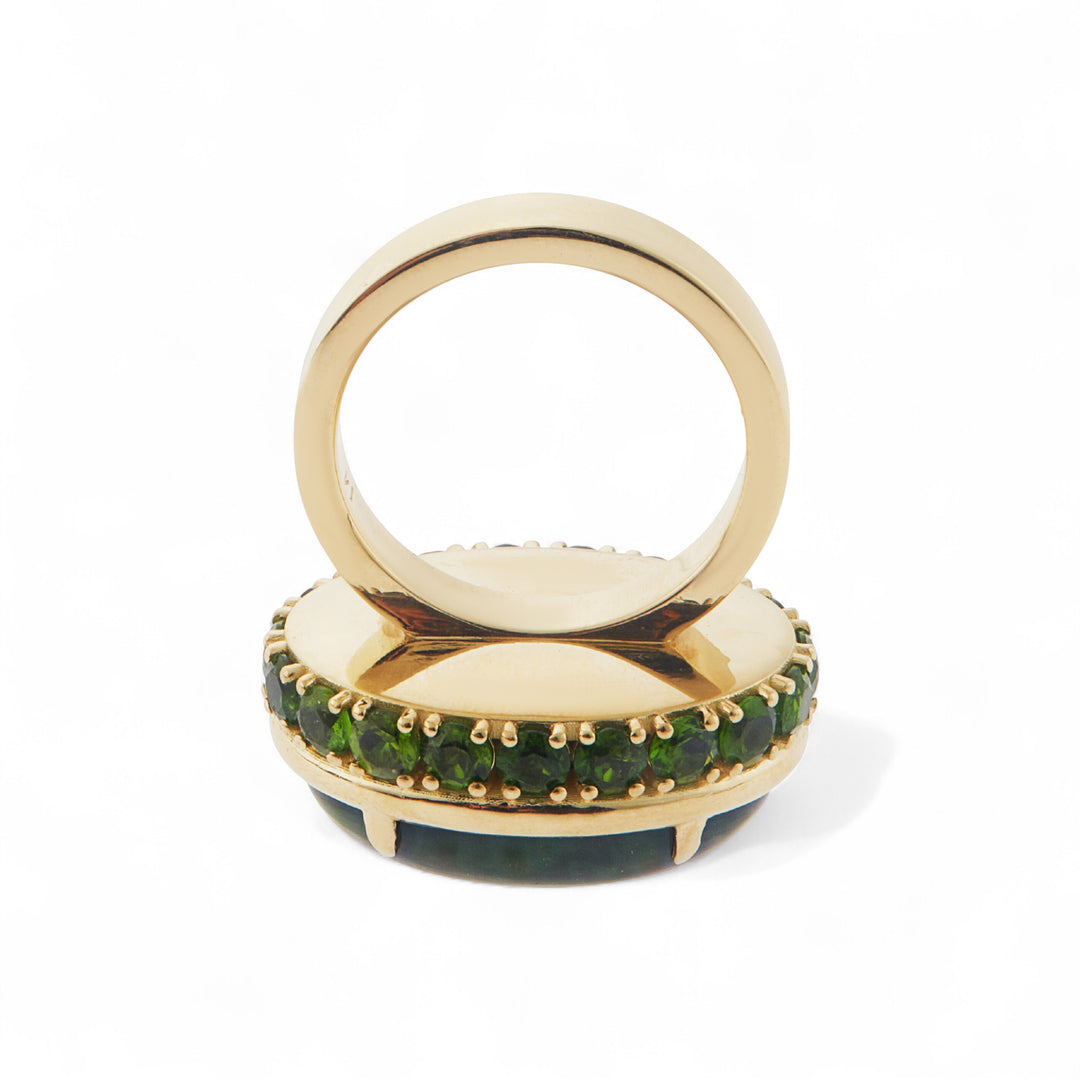 Shimmer Opal Eternity Ring
