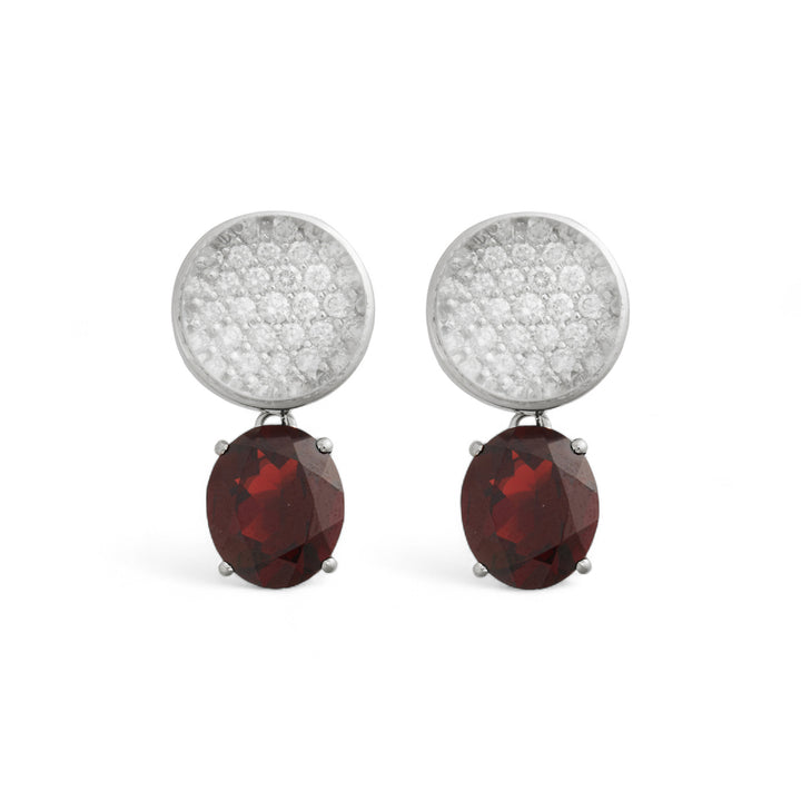 Crimson Light Earrings