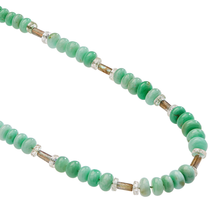 Chrysoprase Horizon Necklace (81cm)