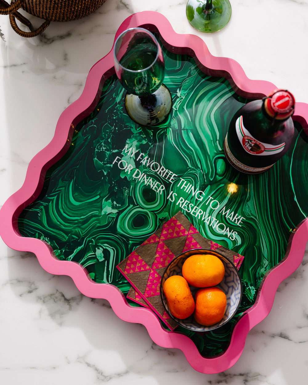 Reservations Lacquer Tray Large - Ileana Makri