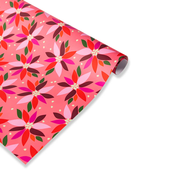 Wrapping Paper Sheets - Poinsettia