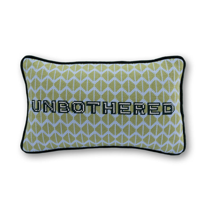 Unbothered Needlepoint Pillow