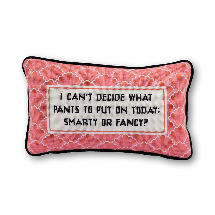 Pants Needlepoint Pillow
