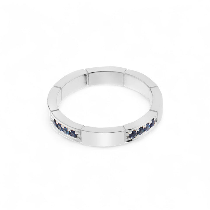 Stream Ring Sapphires