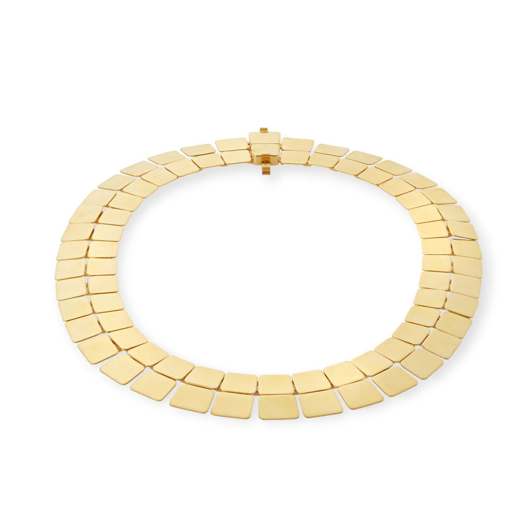 Large Double Tile Necklace (39cm)