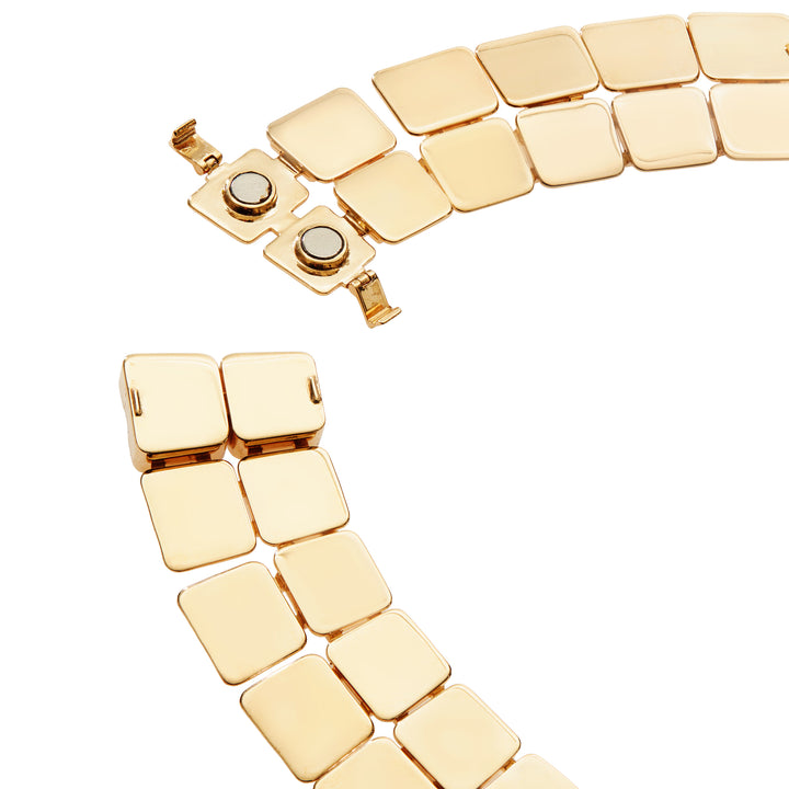 Large Double Tile Necklace (39cm)