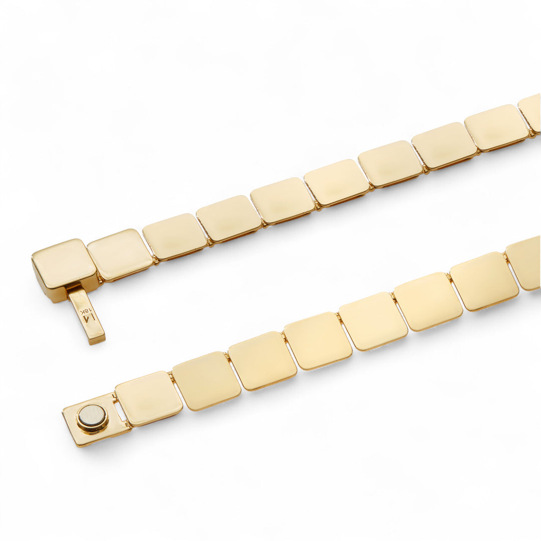 Large Tile Ruby Necklace