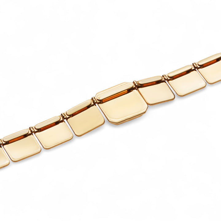 Large Tile Ruby Necklace