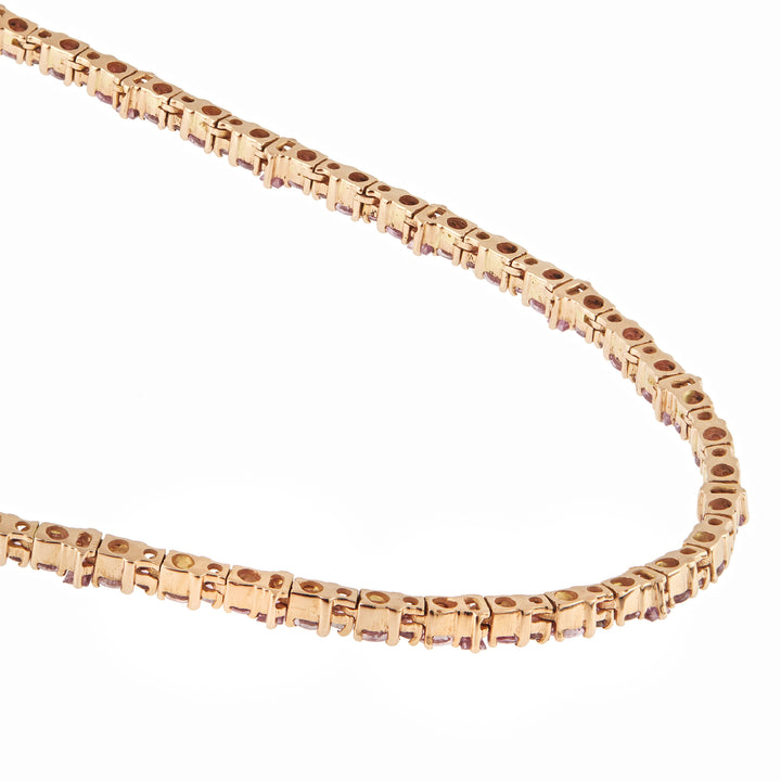 Rivulet Pink Sapphire Necklace