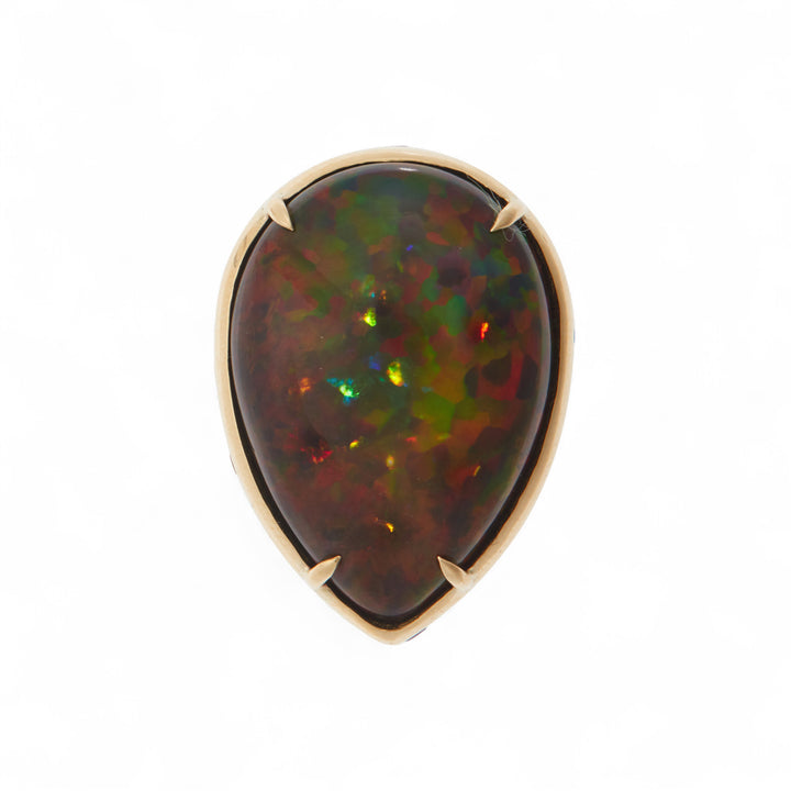 Opal Drop Ring
