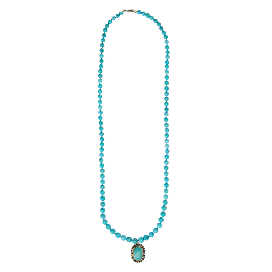 Turquoise Talisman Necklace (90cm)