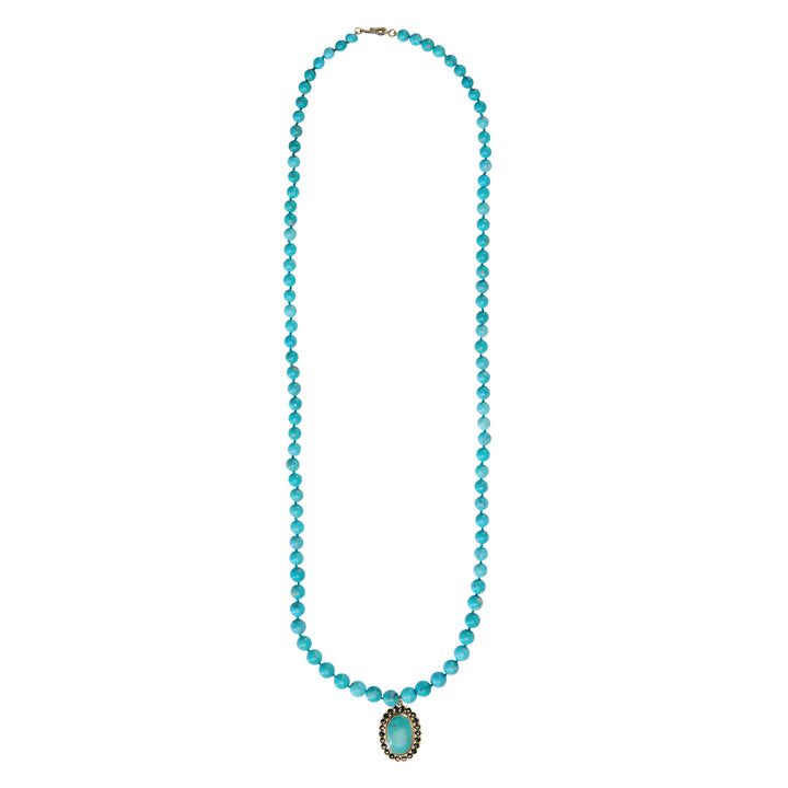 Turquoise Talisman Necklace (90cm)