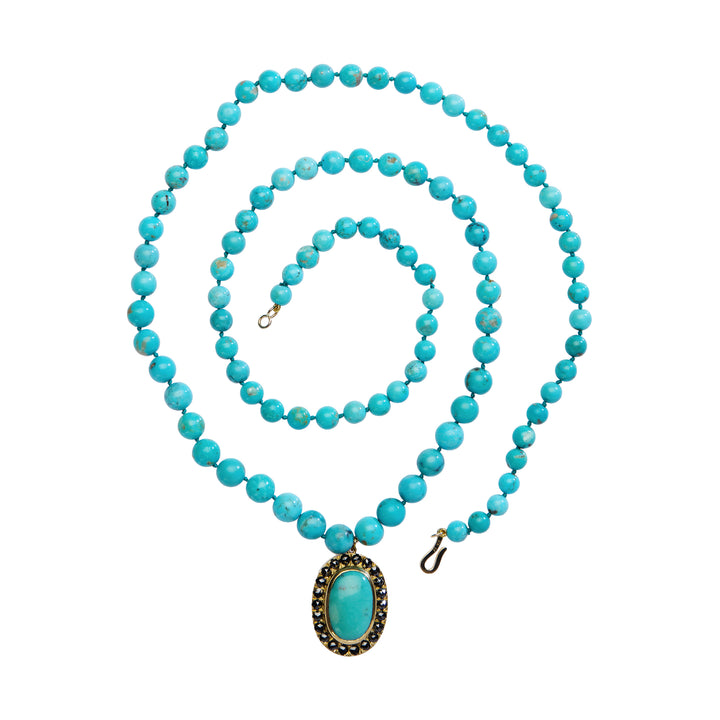 Turquoise Talisman Necklace (90cm)
