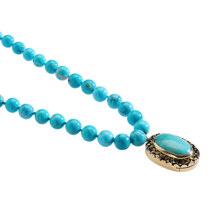 Turquoise Talisman Necklace (90cm)