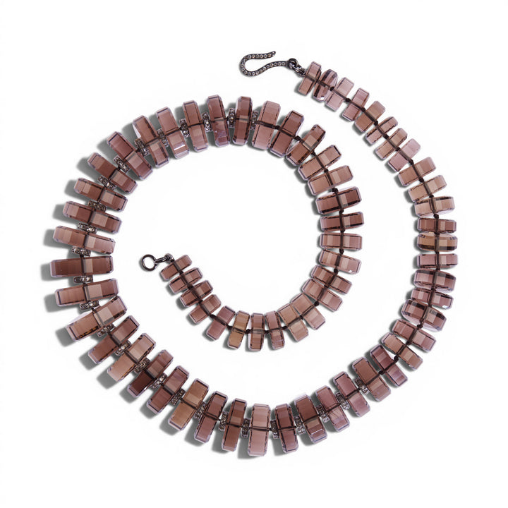 Aura Smoky Quartz Necklace