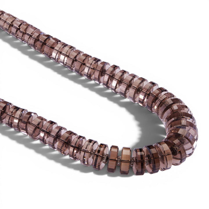 Aura Smoky Quartz Necklace