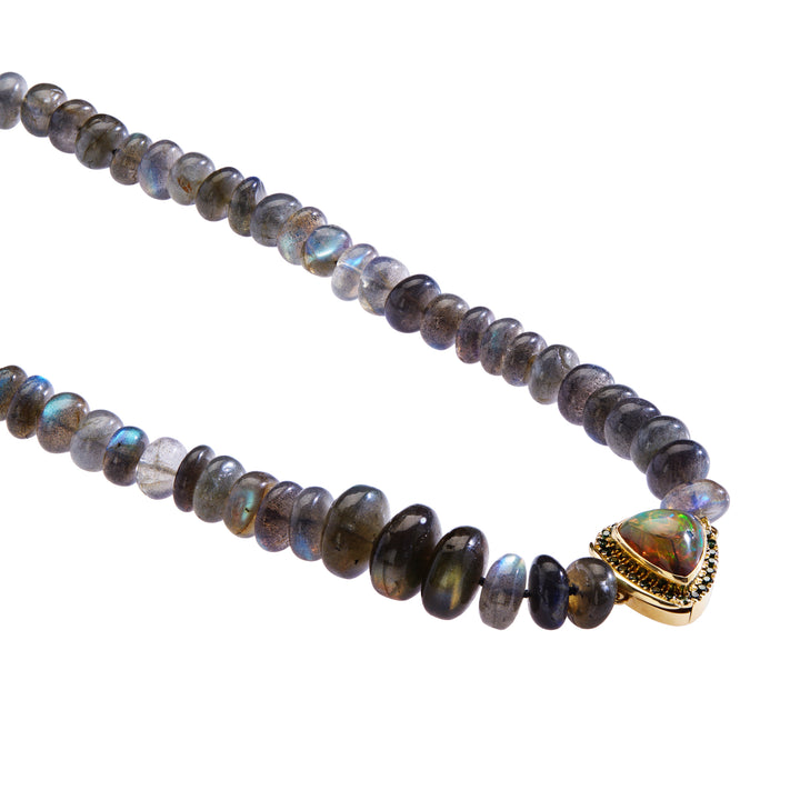 Aurora Opal Labradorite Necklace