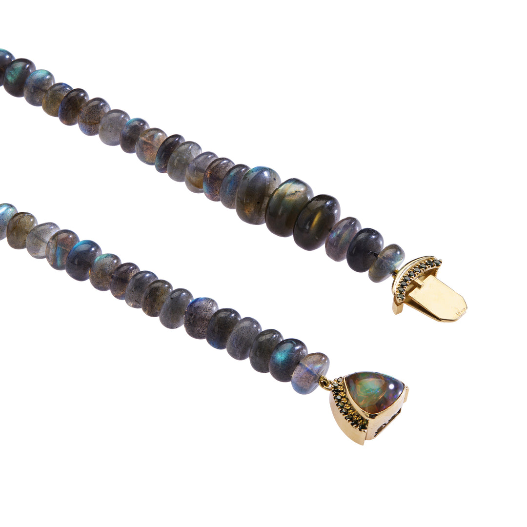 Aurora Opal Labradorite Necklace