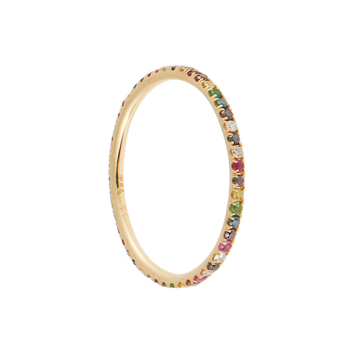 Rainbow Thread Band Y-Mcs / size 60 EU, Rings - Special Order, Ileana Makri