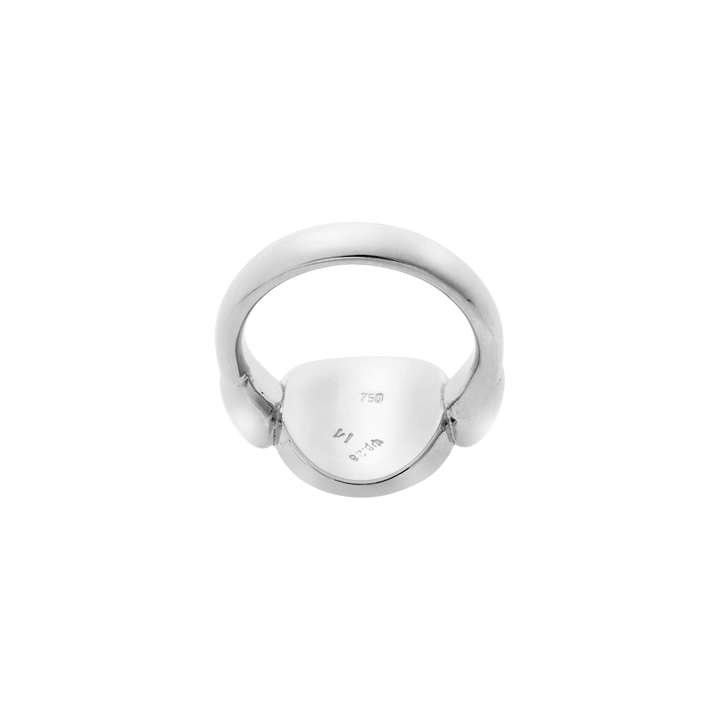 Round Eye Ring —  Blue Sapphires, White Diamonds & Tsavorite