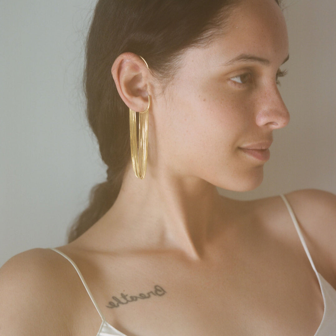 Currents Ear Cuff, Maggoosh-Earrings, Ileana Makri, Earrings